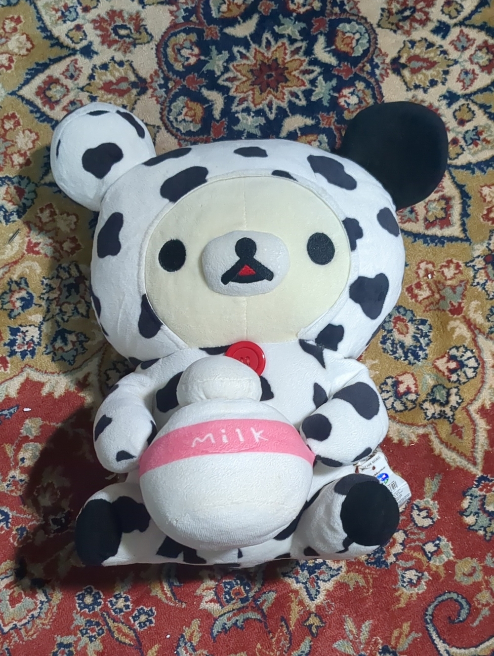 NWT Rilakkuma San - Korilakkuma Cow Costume Plush
